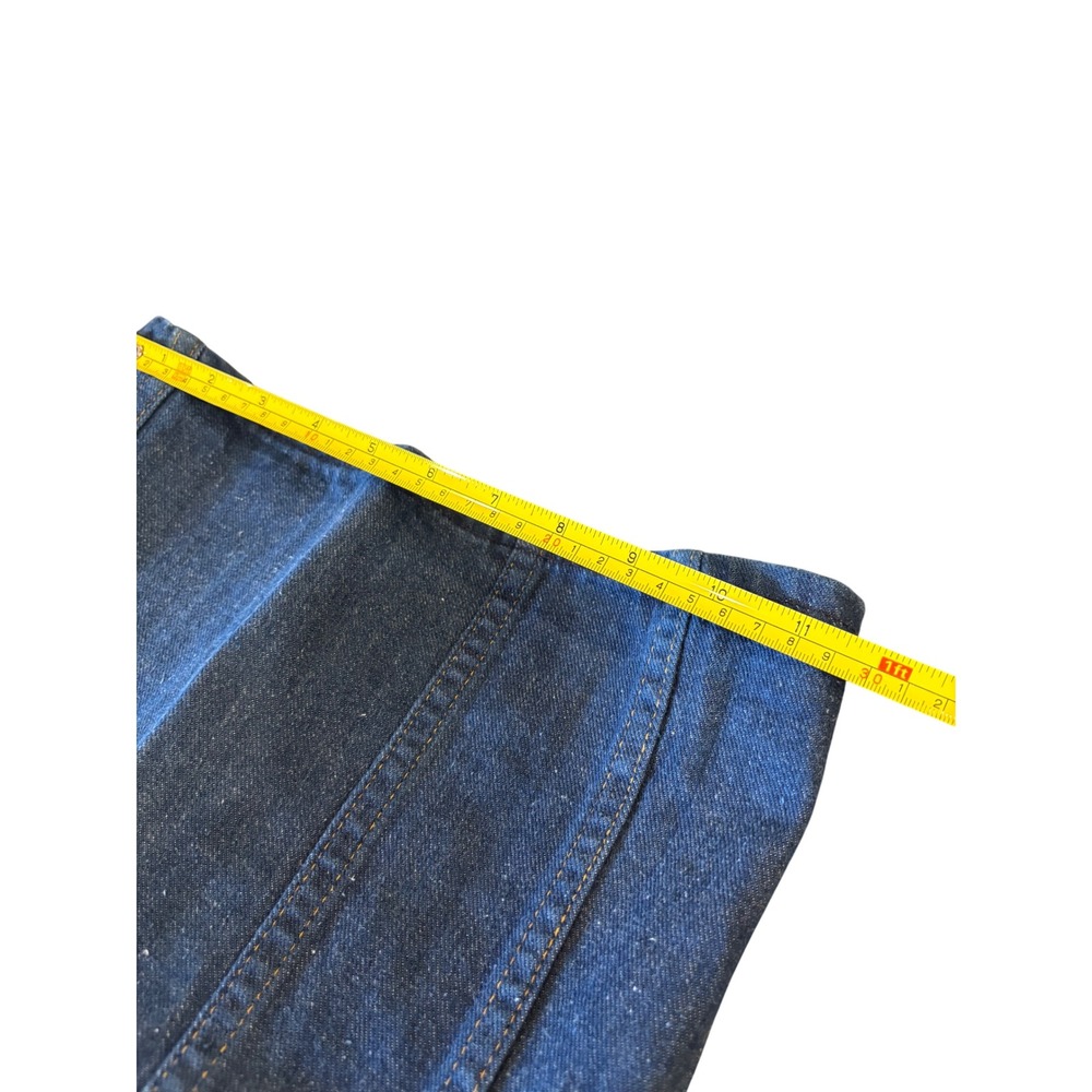 Landlubber Denim Flare Jeans Women's Vintage Blue Wash Stretchy Bootcut - Picture 4 of 8